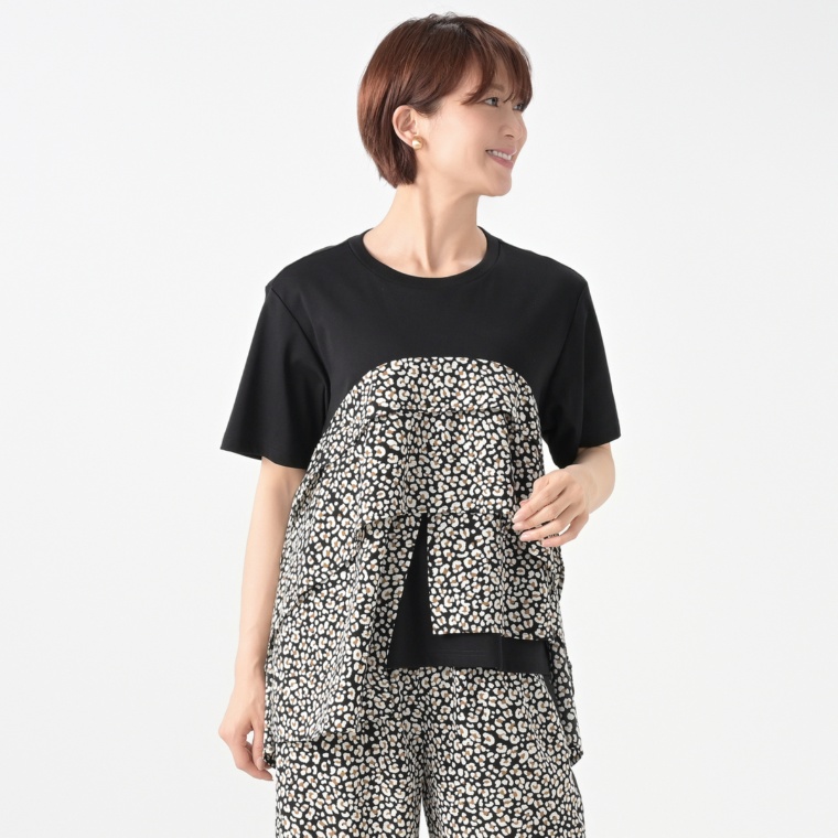 Abanicos アシメティアード プルオーバー