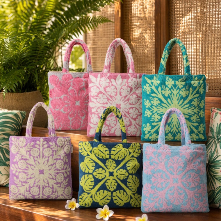 キャシーマム プアナニ トートバッグ 縦32×横32×マチ1cm