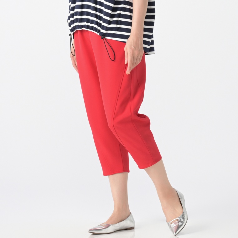 MORNMAGIE こだわりパターンのリラクシーパンツ