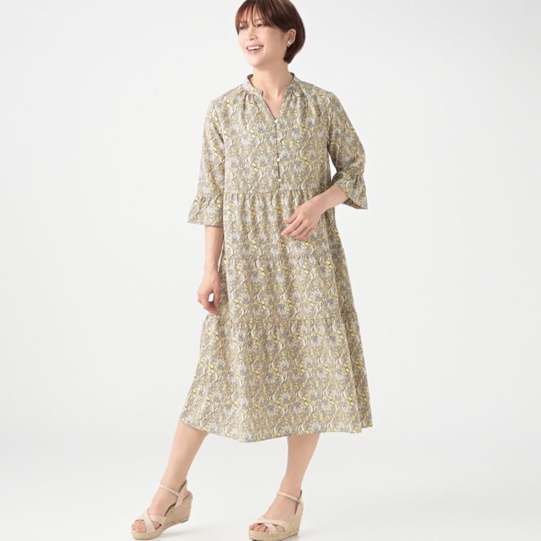 Pixie Heart フローラルプリントワンピース