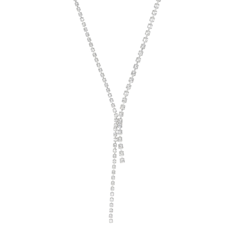 Melody Y字ビジューネックレス