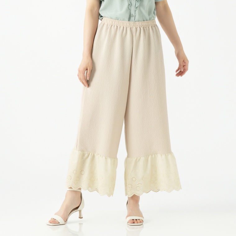 &LOVE コーデの幅広がるペチコートパンツ