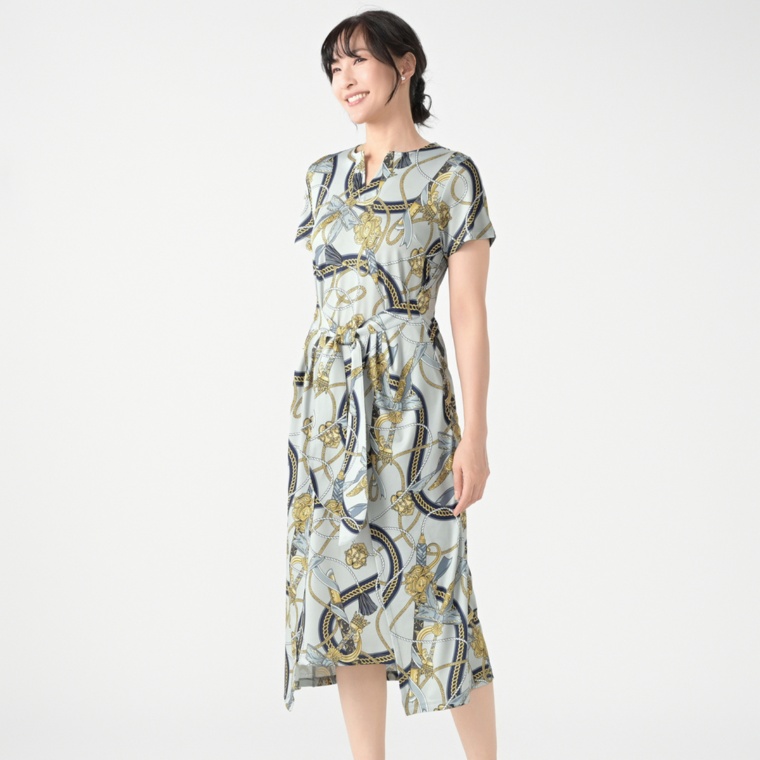 JEWEL MORRY’S サマーチェーンプリントワンピース