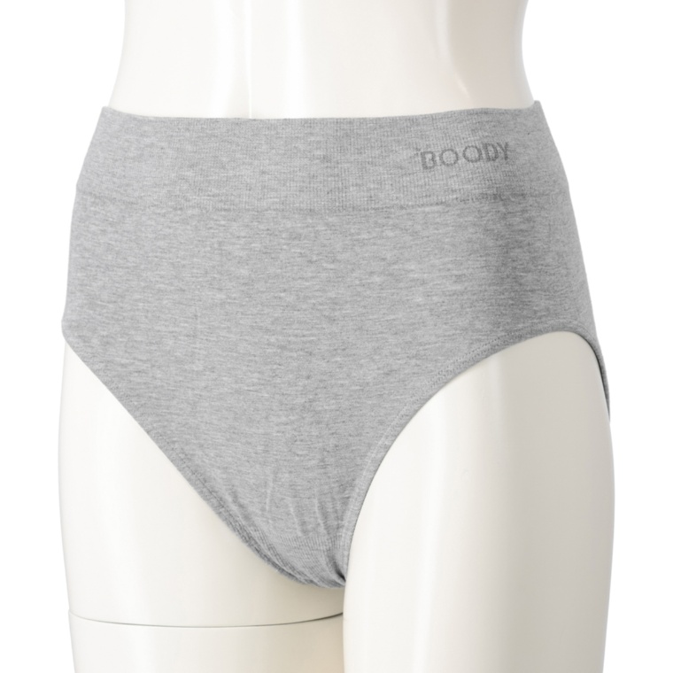BOODY バンブー混素材の快適ハイウエストショーツ