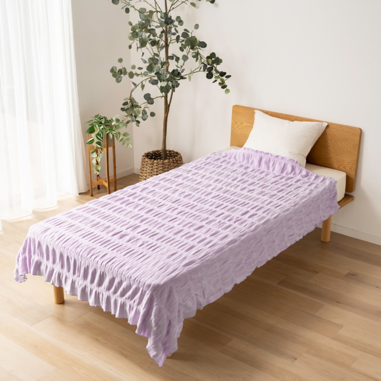 京都西川 くしゅふわ爽やかタオルケット 日本製