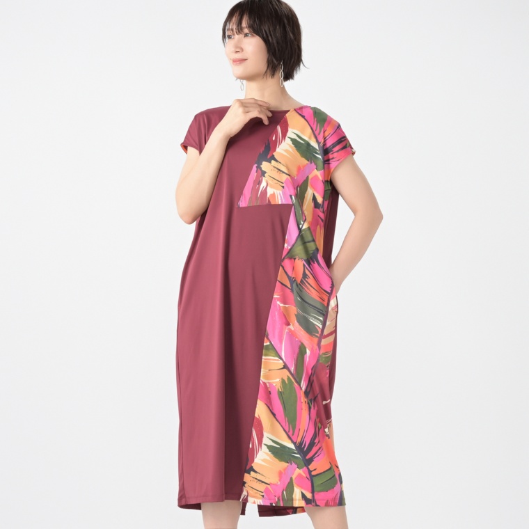 SUPERLADY 服から元気に!プリントワンピース