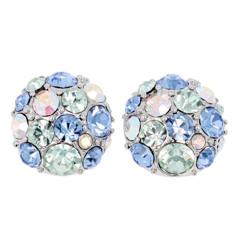 JinkaNezu クリスタルガラス ジュエル マグネットイヤリング