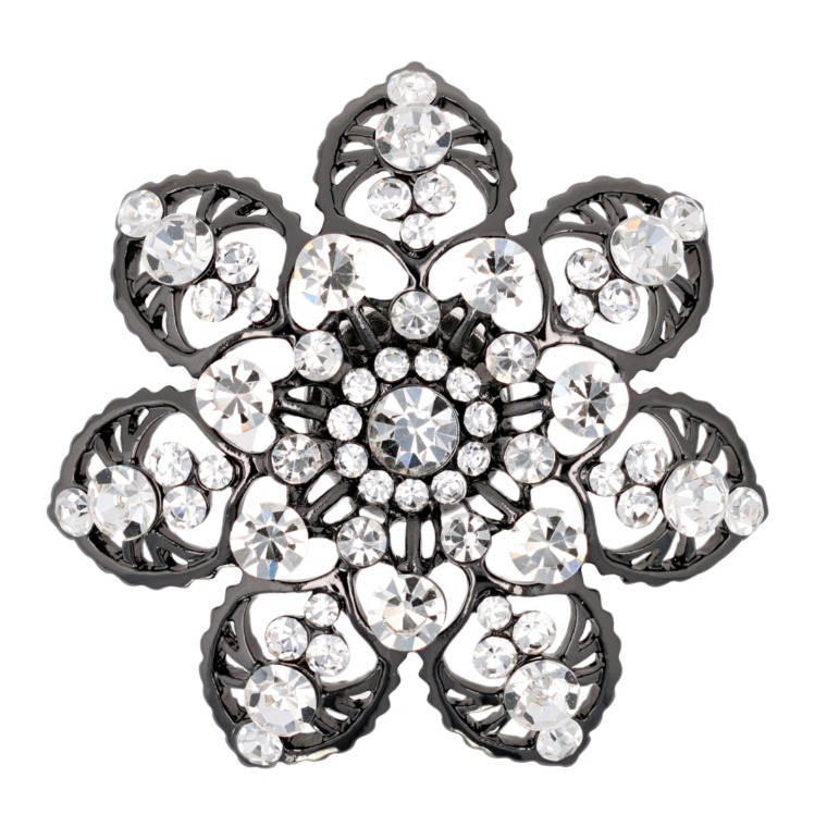 JinkaNezu ブラックダリア マグネットブローチ