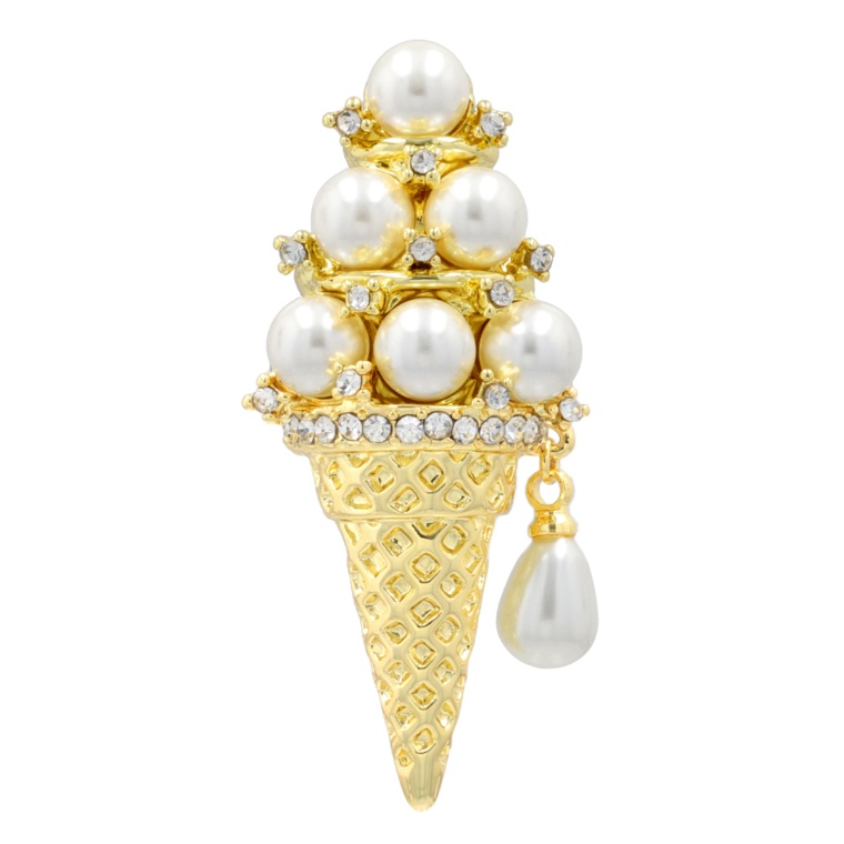 JinkaNezu スィーツマグネットブローチ[ソフトクリーム]