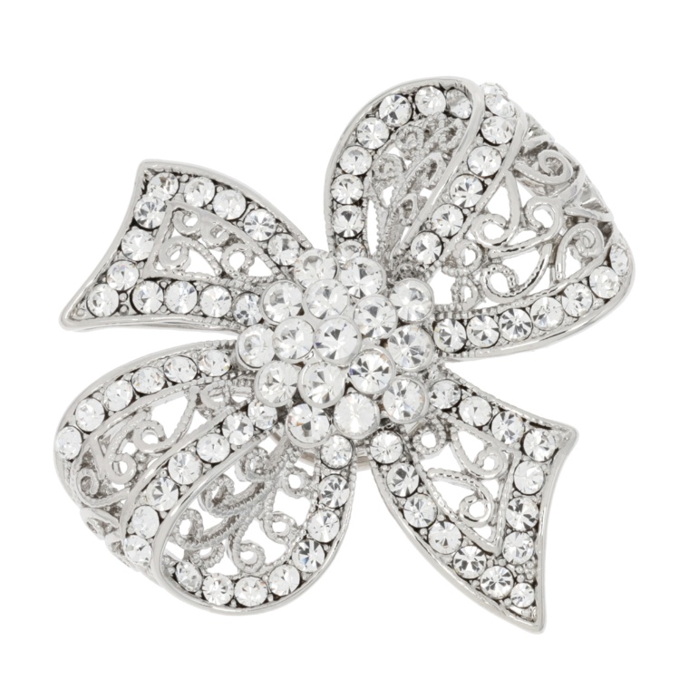 JinkaNezu レーシーリボン マグネットブローチ