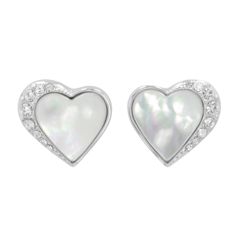 JinkaNezu シェルハート マグネットイヤリング