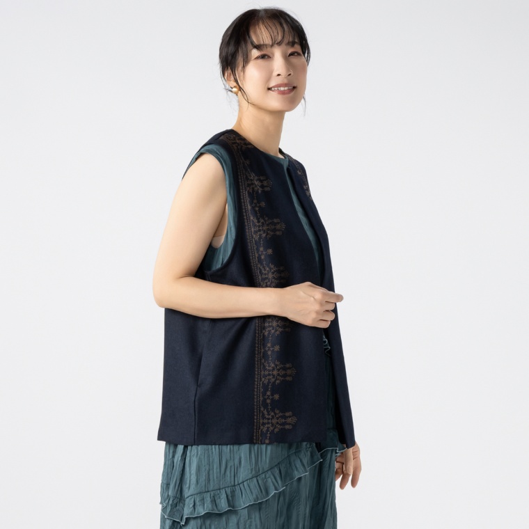 anatelier エンブロイダリーデザインジレ