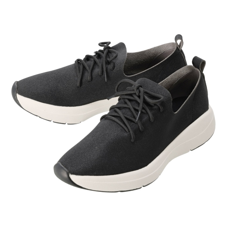 newmo クラリーノ 晴雨兼用ストレッチスニーカー