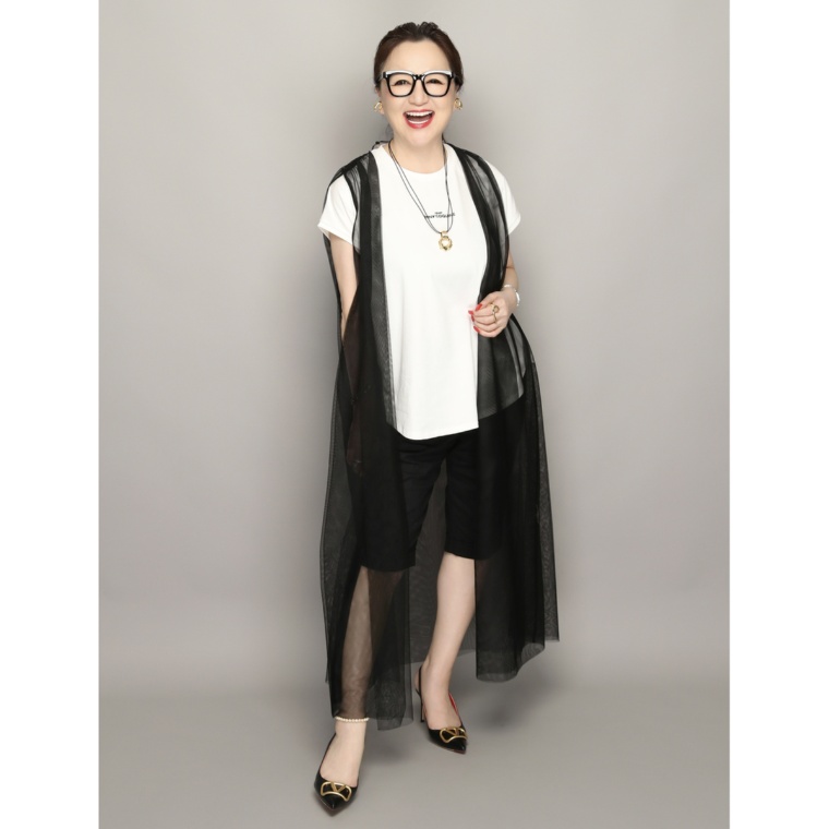 専用です‼️アンコキーヌチュールスカート Anne Coquine フロッキーチュールボリュームロングスカート