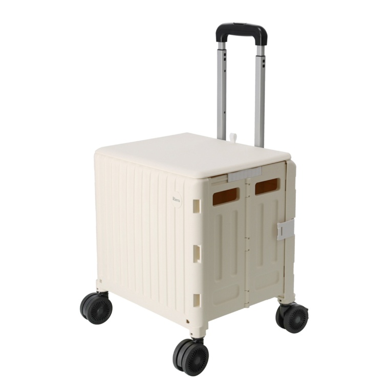 Rieru 折りたたみができる4輪コンテナキャリー