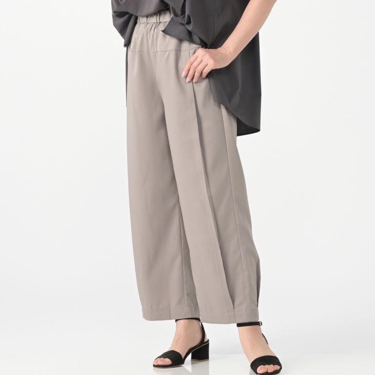 ModdedAnce タックデザインワイドパンツネット限定股下