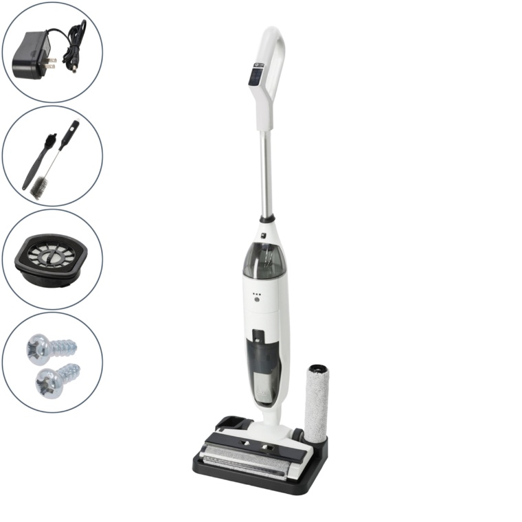 吸引と床拭きを同時にできる 水拭きクリーナー