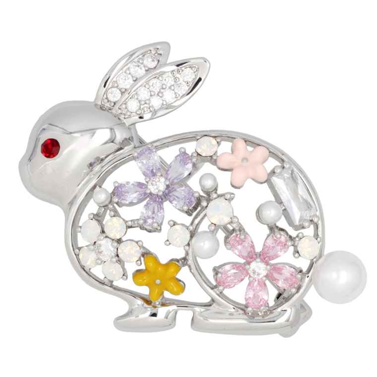 JinkaNezu ブルームラビット ブローチ