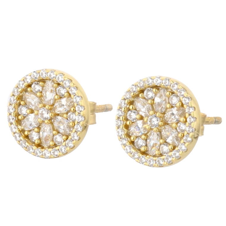 エイメン シルバー925 フラワー オブ ライフ デザイン ピアス