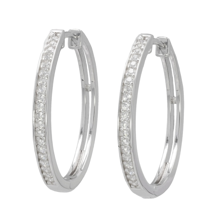 エイメン シルバー925 エターナル フープ ピアス