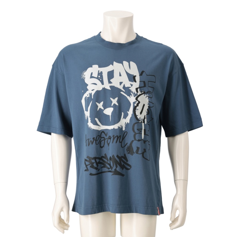 PERSONSBOY オーバーダイベアーグラフィティTシャツ