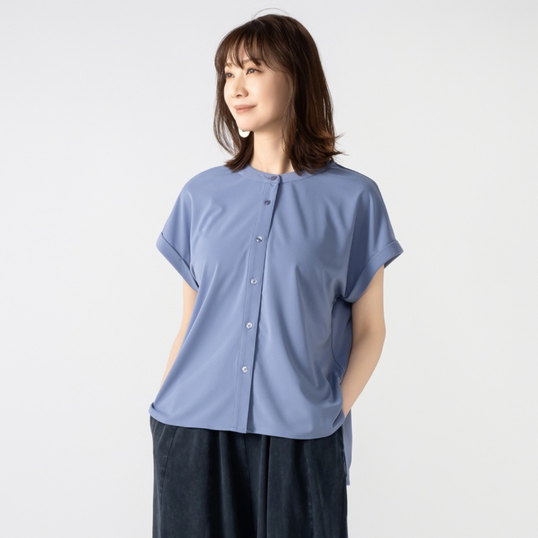 Provador サラサラ強撚ジャージー ゆるスマートシャツ