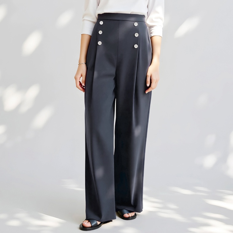 Provador サラサラ強撚ジャージー ゆるスマートマリンパンツ