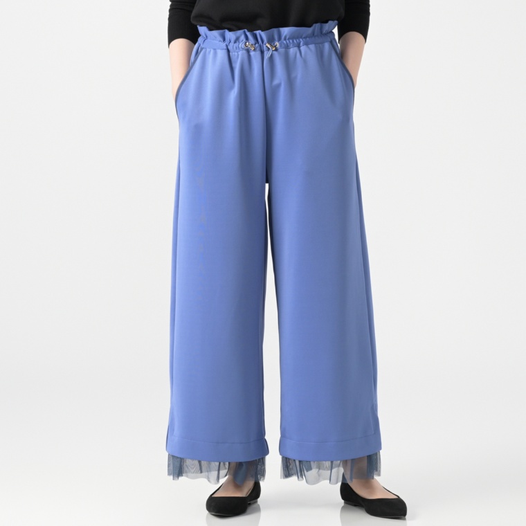 Remite チュールワイドパンツ