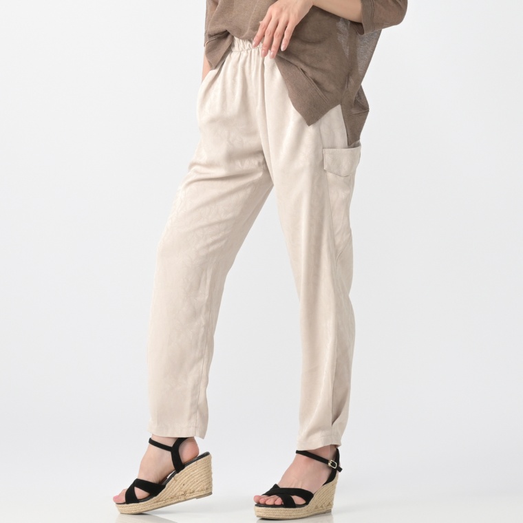 calma ラグジュアリラクシー ジャガードパンツ