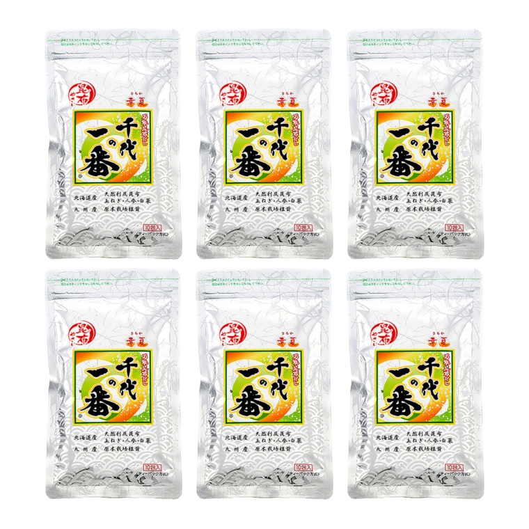千代の一番万能昆布だし幸夏6袋セット