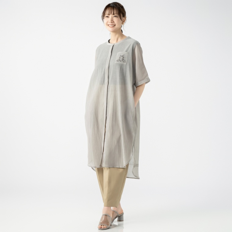 わちふぃーるど バースデーパーティ シアーロングシャツ