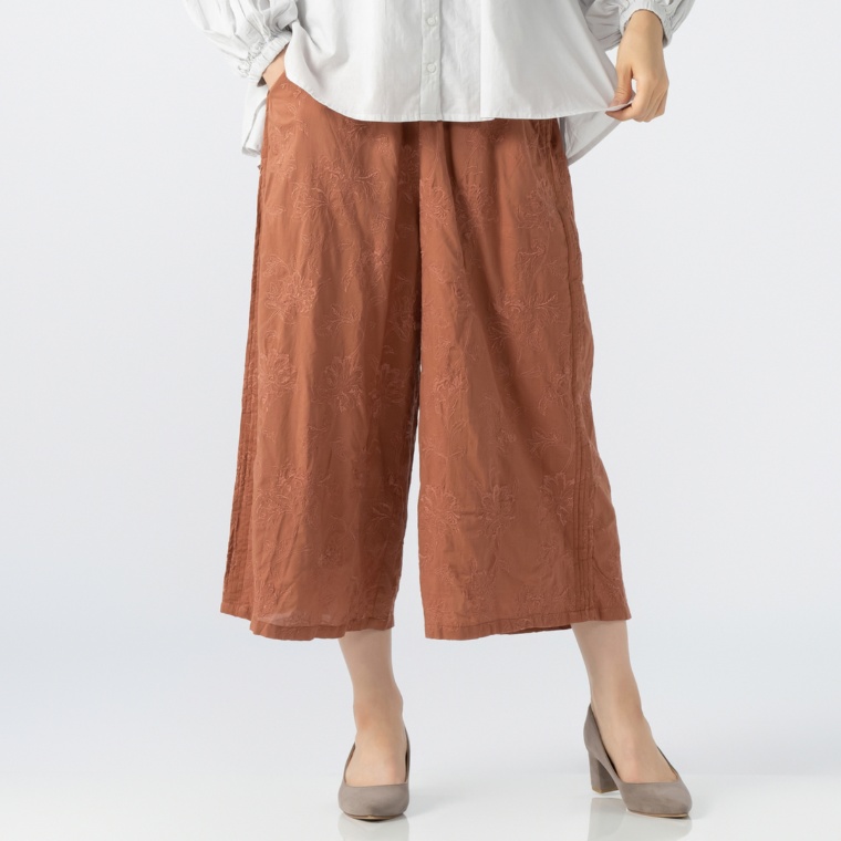 tegami 刺繍パンツ