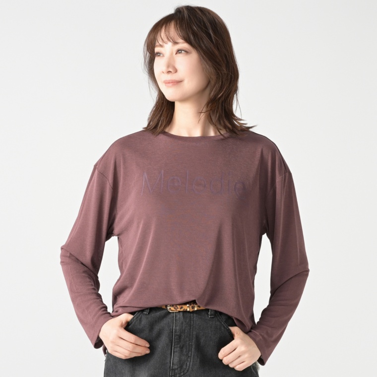 Coeur sucre シアーロゴプルオーバー