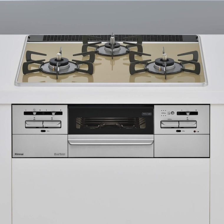 リンナイ ビルトインガスコンロ ココットプレート付 下取り有り