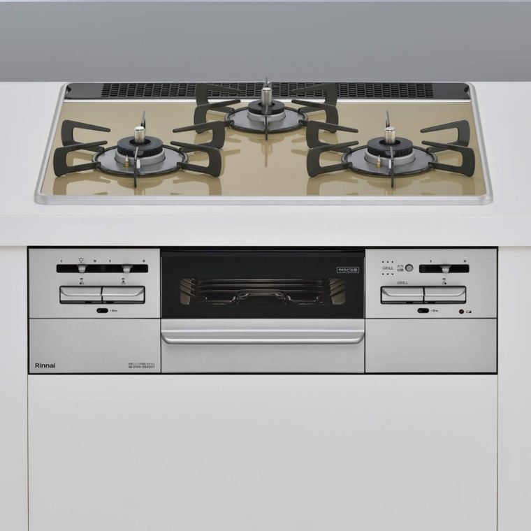 リンナイ ビルトインガスコンロ ココットプレート付 下取り無し