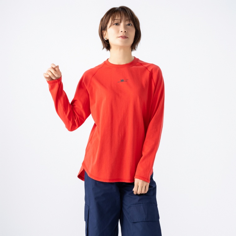 GRC ホット君プリントロングスリーブTシャツ