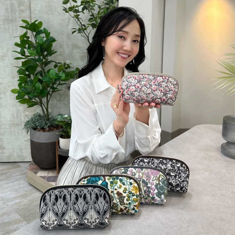 IM リバティプリント メガネポーチ ネット限定