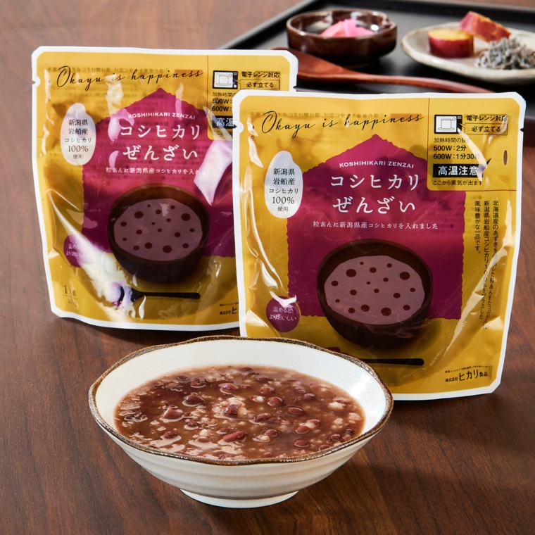 ヒカリ食品 新潟産コシヒカリぜんざい14パック