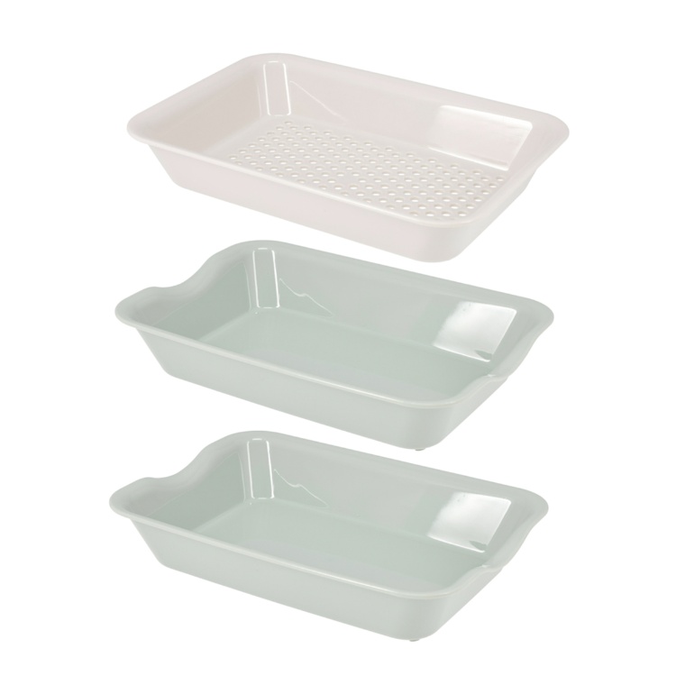 伊原企販 抗菌バット&ザル レギュラーサイズ