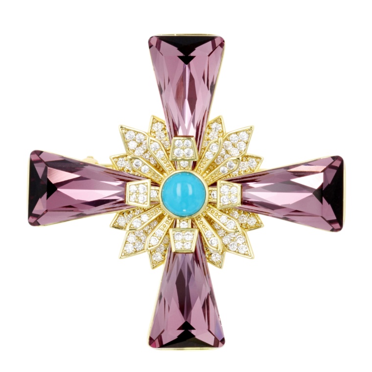 スリーピングビューティートルコ石ブローチ[グレース]