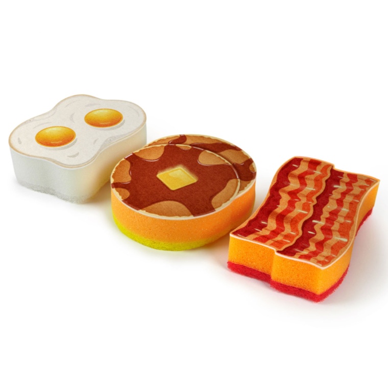 Fred ブレックファストスポンジ 3pcsセット