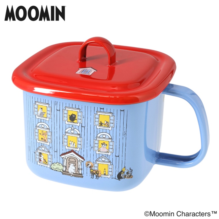 富士ホーロー ムーミンハウス キューブクック 14cm
