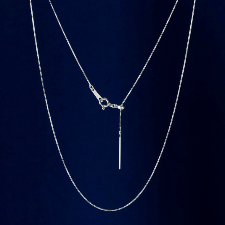 10K スルーピン付 ベネチアンチェーン ネックレス