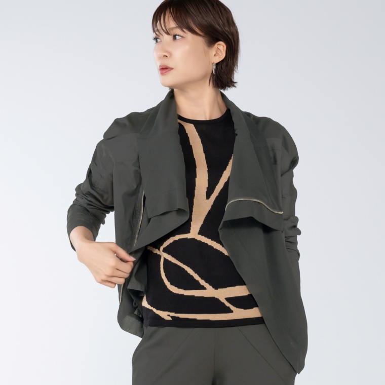 MASAGO 異素材切替ジャケット