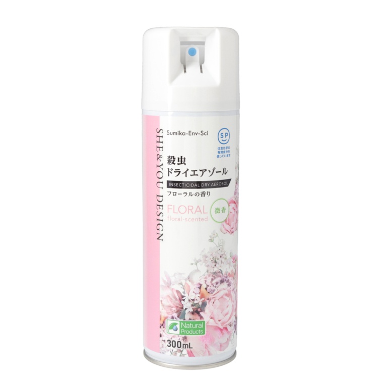 天然由来成分の殺虫ドライエアゾール 300ml