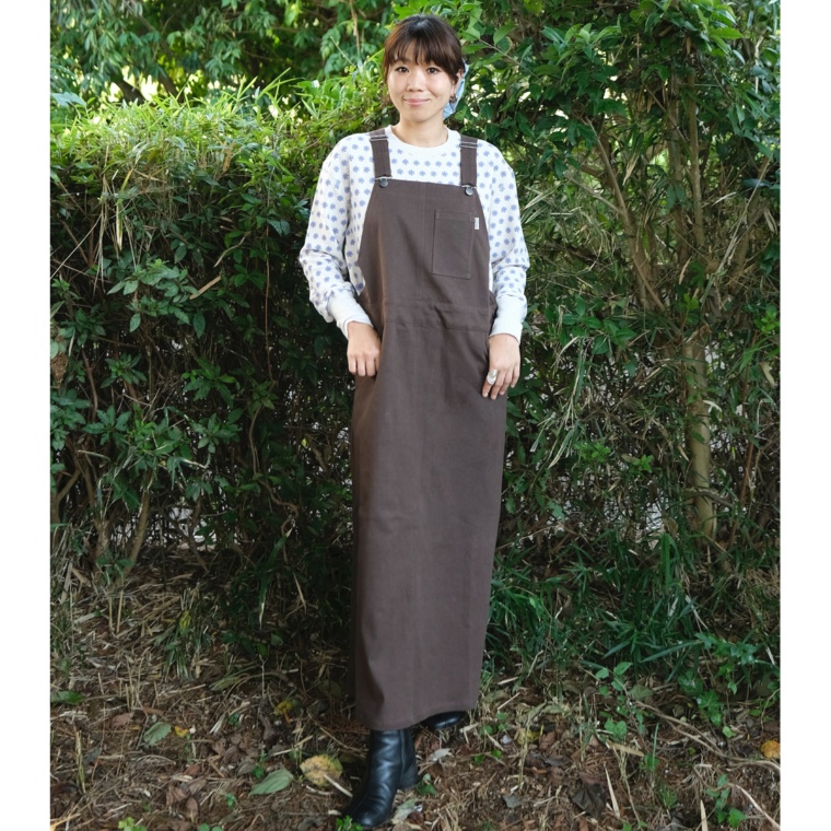 Carney ゆったり快適 オーバオールスカート