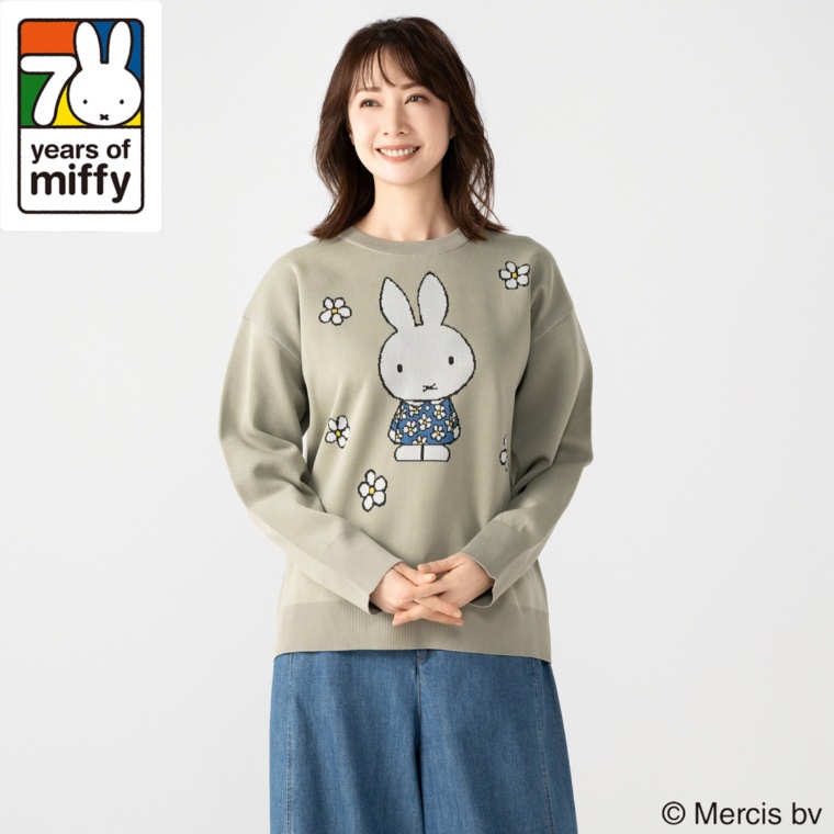 Carney ミッフィーコラボ 70周年限定ジャガードニット