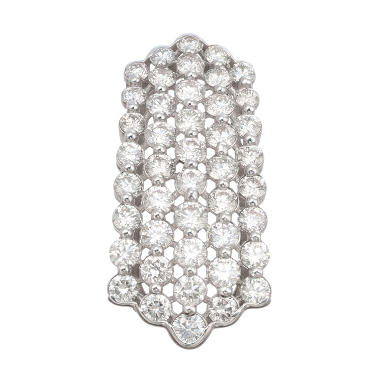 PT950 ダイヤモンド5ラインペンダントヘッド 計1.0ctUP