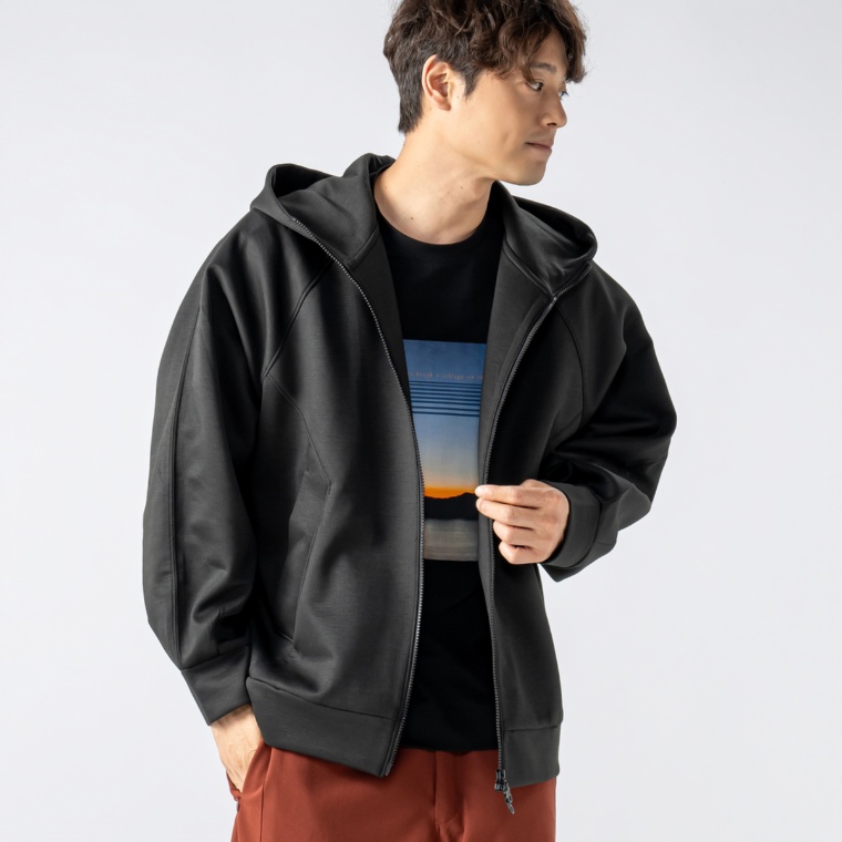 Lucca Uomo alla moda 切替パーカー