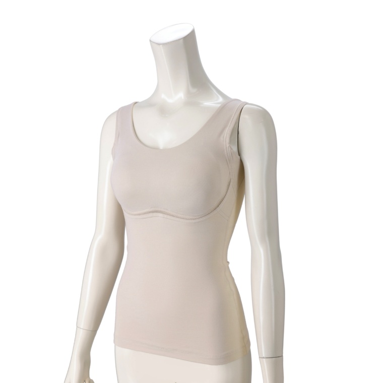 ゆきねえ 365綿混モアらくコンフォートブラキャミ